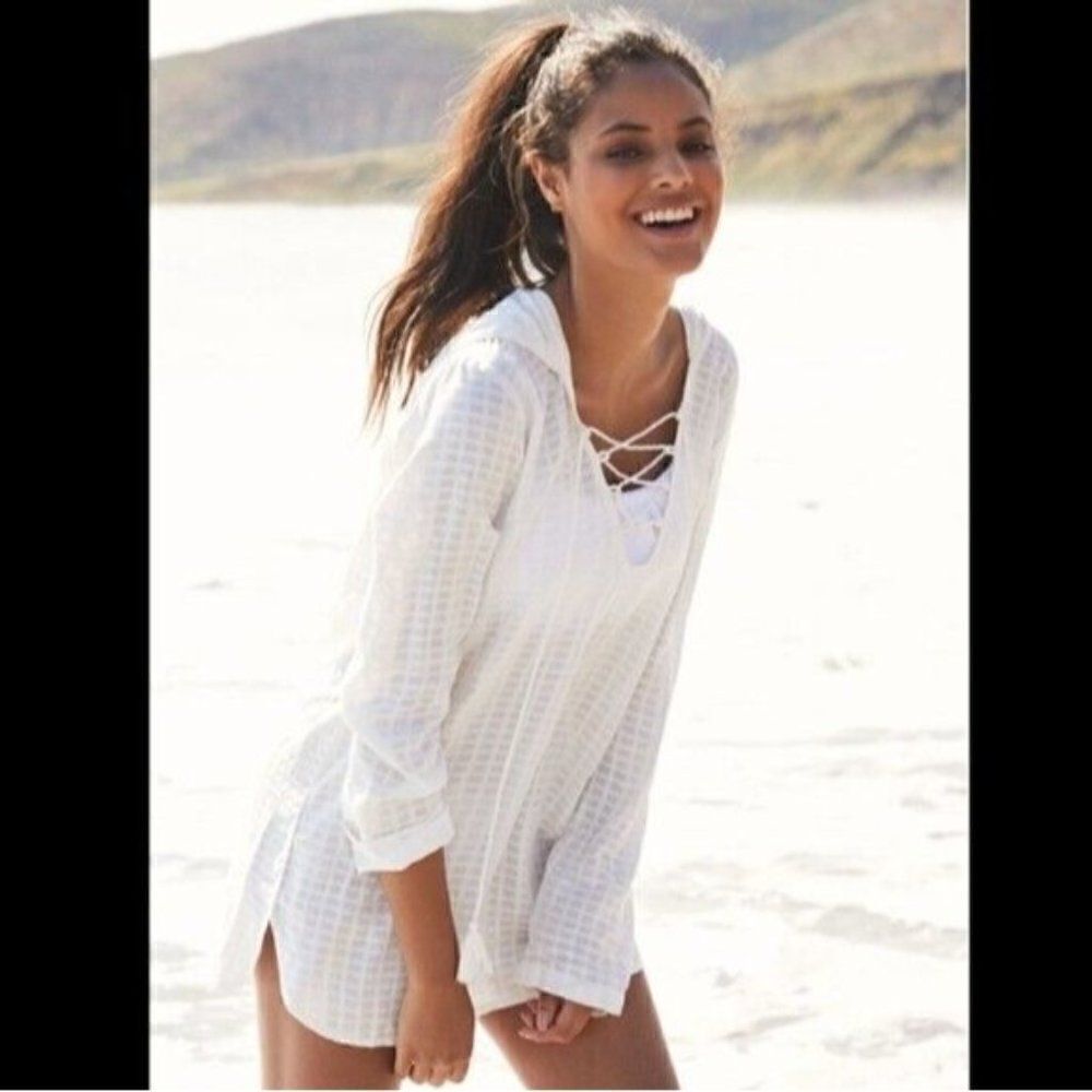 Billabong Hooded Swimsuit Cover-Up Same Story Size XS